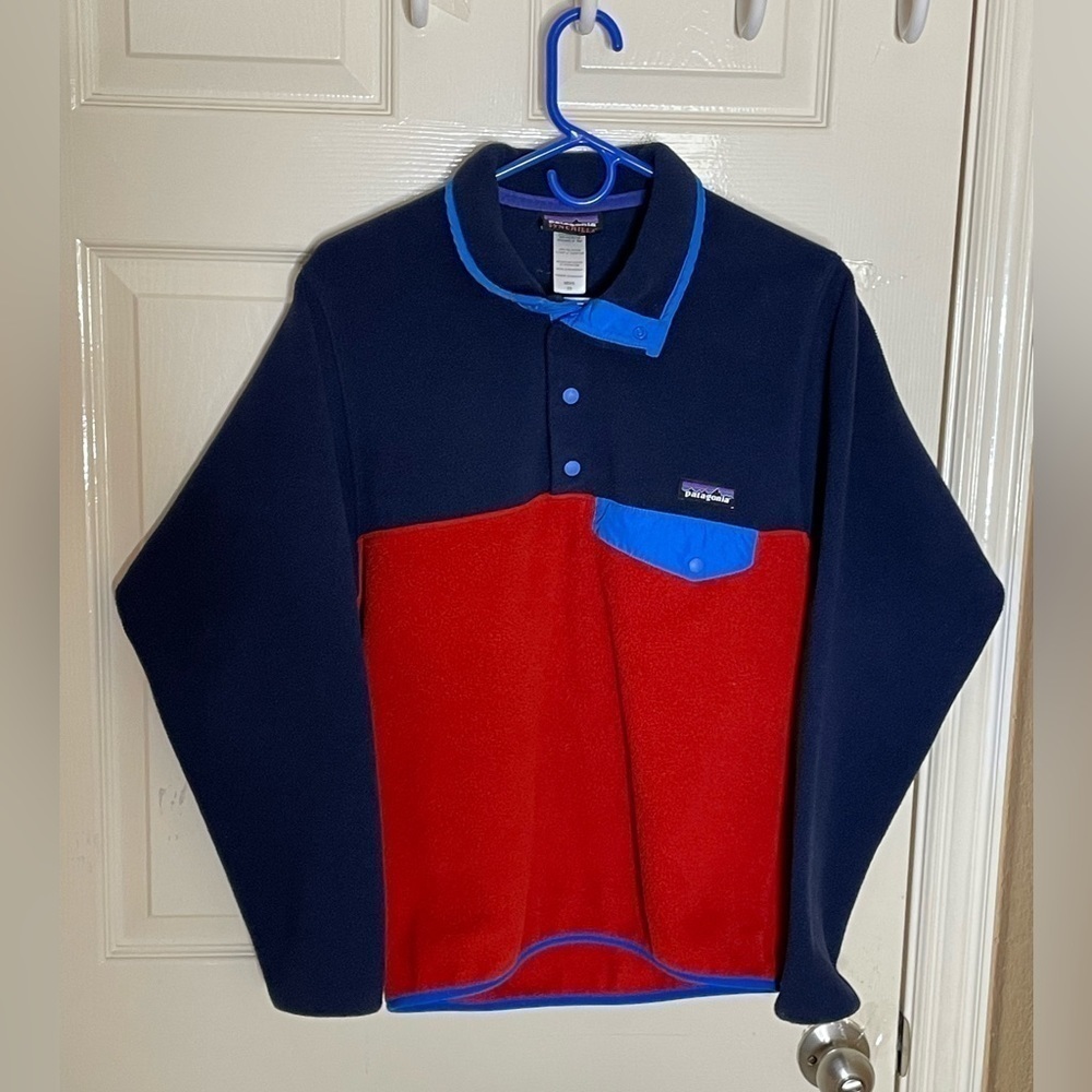 Patagonia Lightweight Synchilla Snap-T Fleece Pullover Color Block Sweater XS - Picture 10 of 10